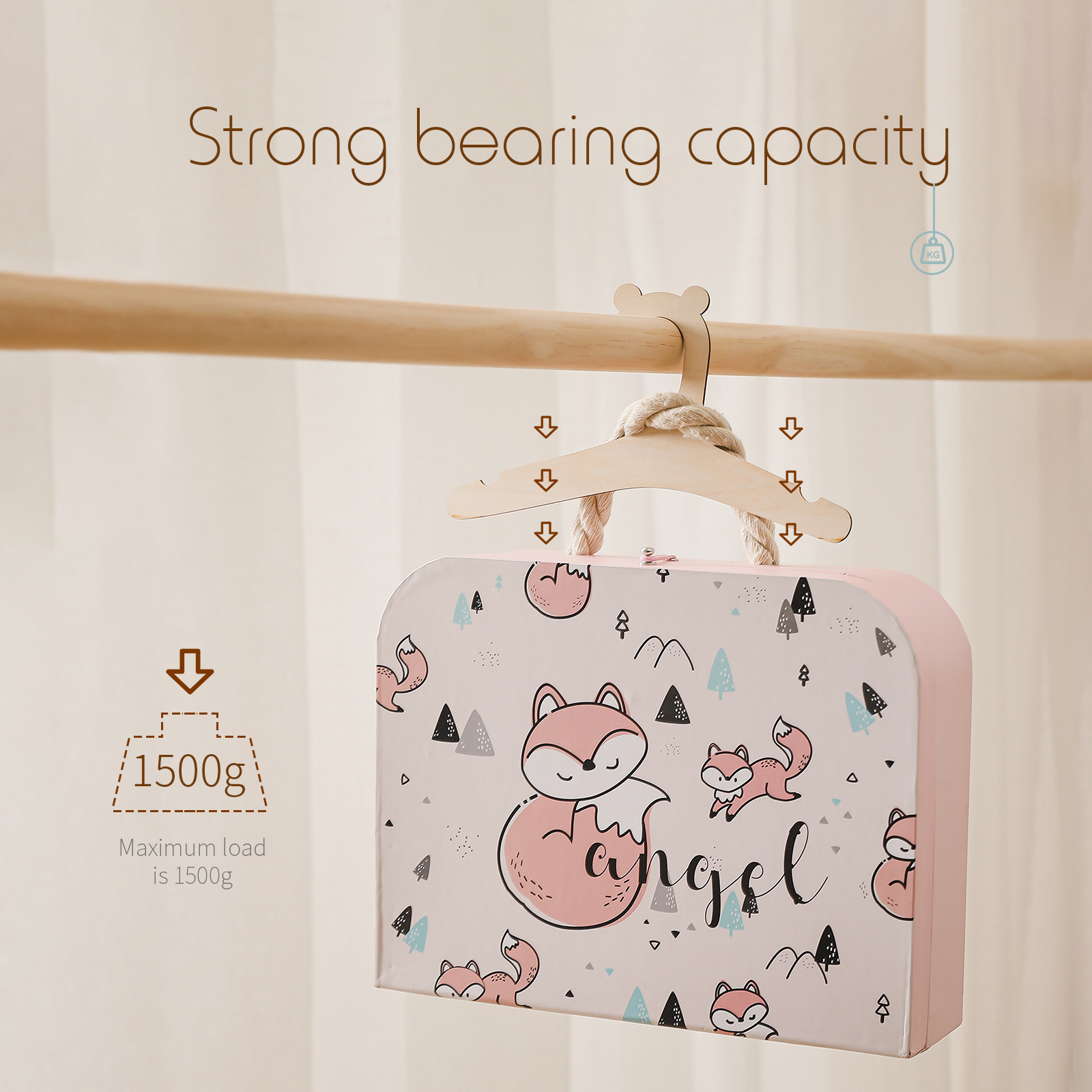 5/10 Stück Holz-Kinderbügel fü – Baby Clothing Hanging Rack Bewertung und Preis